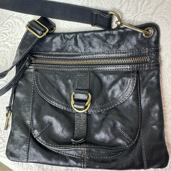 Fossil Sasha VTG Genuine Leather Crossbody Bag - Picture 1 of 16